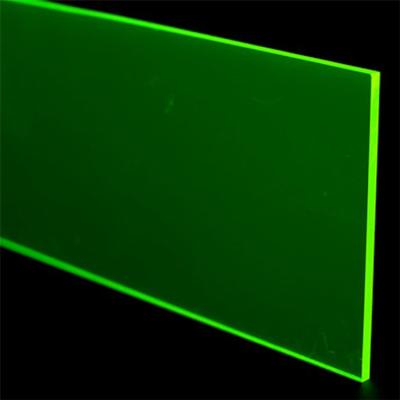 China Advertising display yageli cut to size 3mm fluorescent colored light acrylic perspex sheet with low MOQ for sale