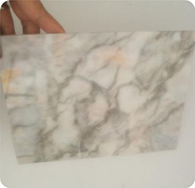 China Advertising display yageli supply 4ft x 8ft 5mm 8mm marble acrylic sheet 3mm 3mm for sale