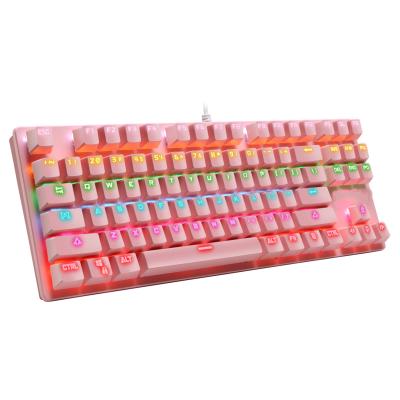 China 87 Keys Latest Widely Used Factory Sale Various Gaming Wired Mechanical Keyboard for sale