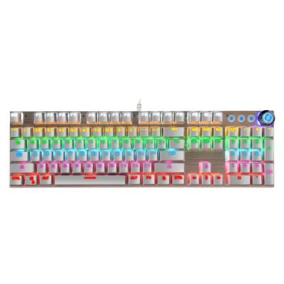 China Economical 114 Keys Custom Design Factory Price Gaming Cheap Mechanical Wired Keyboard for sale