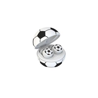 China Hot selling football 5.1 foot ball design world cup cheap price tws earbuds wireless earphones for sale