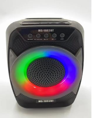 China New Beautiful LED Flashing Light Lightweight Sound Box Outdoor Speaker with FM, Auxin, Record& MIC Function for sale