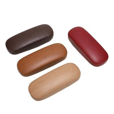 China Custom Optical Box Logo Glasses Packing Wood Leather Metal Iron Monocle Sunglass Case Wholesale Packing for sale