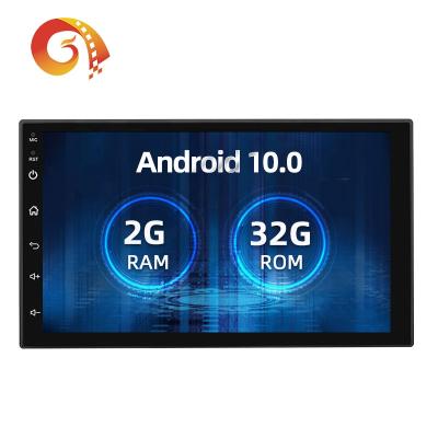 China Universal Car GPS 2+32G Ahd Screen Android 10 2Din 7 Inch Stereo Radio Multimedia Player Gps RDS Dsp Carplay IPS Screen for sale