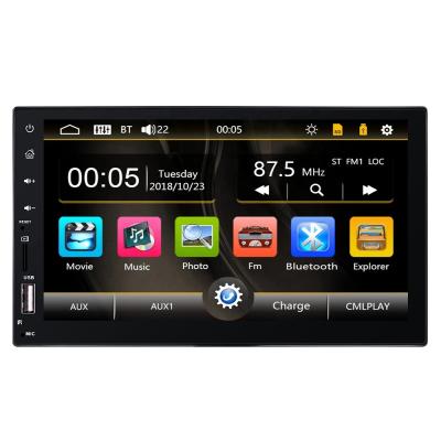 China 7019 Stereo Winkle Multimedia System Car DVD Player HD Full Touch Capacitive Screen With SD Card Reader 7inch for sale