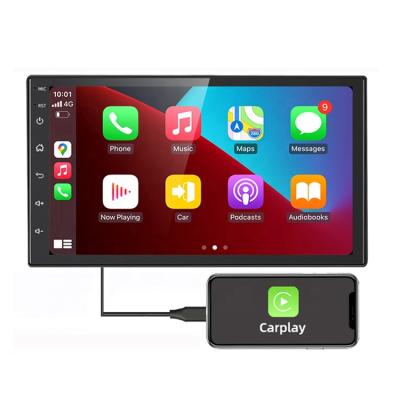 China Automotive Auto DVD Player 1024*600 7Inch BT Wifi Carplay RDS AM Android Dual Din Car VCR for sale