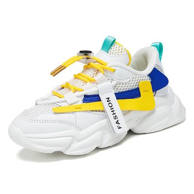 China Breathable Boys Sneakers Kids Sports Shoes For Girls Kids Sneakers Shoes Mesh Cushion Breathable Fashion Tenis Rubber Infant 2021 for sale