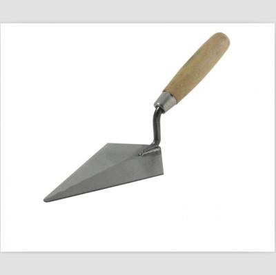 China Carbon steel trowel construction hand tools crv sand masonry steel brick trowel for sale