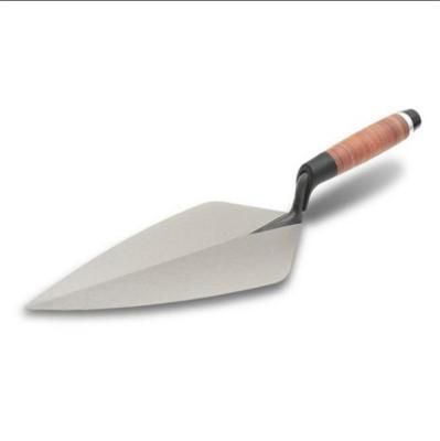 China Carbon steel trowel crv blade factory brick mason smooth pointed trowel for sale