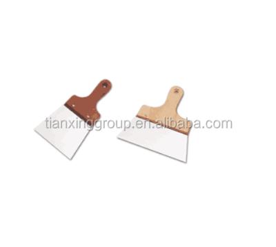 China Popular stainless steel scraper with wooden handle for sale