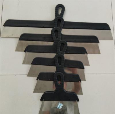 China Construction Work Quality Forging Polishing Cleaning Scraper With Black Plastic Handle for sale