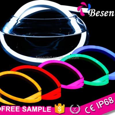 China Flexible BesenLed PVC Double Color RGB Neon Led Light 18W Tubeled Round Tube Rope 240V, Led Tube Light Neon Replacement 120Cm 18W for sale