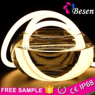 China PVC BesenLed White/Blue Dimmable 12V 24V 360 Flex Round Led Neon Light Strip 2835 Replacement, Led Neon Round White 360 ​​Cable 24V IP 68 for sale