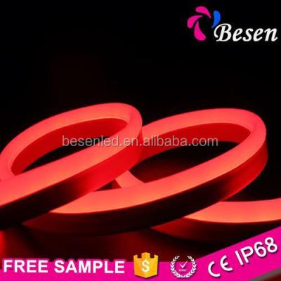 China PVC BesenLed Led Flex Flexible Light Domed Shape Neon Tube Rope Ip65 White Waterproof Pipe, Flexible Tube Neon In DC for sale