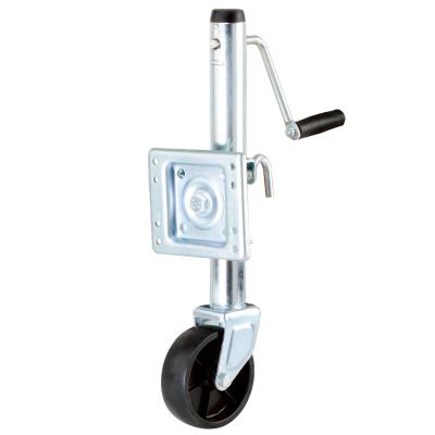 China TOWKING Parts 6' Inch Dia Wheel Marine Trailer Swivel Trailer Jack SAE Certification for sale