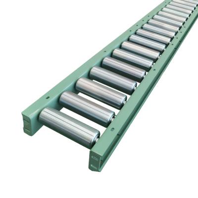 China Heavy Duty Oil, Food and Beverage Gravity Paddle Roller Conveyor Plant Factory Carbon Steel Spare Parts Oil Heavy Duty White Supplied en venta