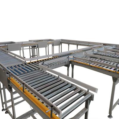 Китай Oil resistant polyvee belt transmission roller conveyor system line with noise transfer conveyor продается