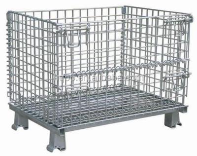 中国 Steel Metal Mesh Storage Cage For Warehouse 販売のため