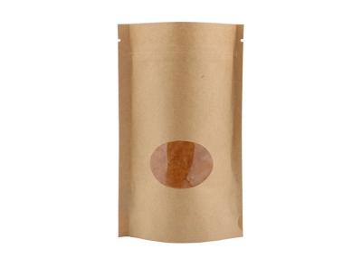 China Kraft Paper  Stand Up Pouch Zipper Dried Food Coffee Packaging Bag for sale