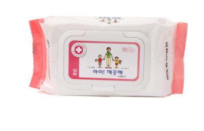 China Side Gusset Baby Wet Wipes Packaging With Removeable Labels for sale