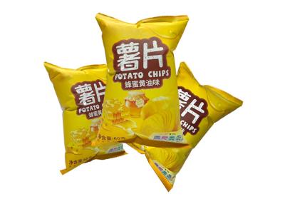 China Patatas fritas impresas aduana del sello medio plástico que empaquetan la bolsa de la comida del bolso en venta