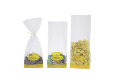 China Custom Size Cute Opp Plastic Block Bottom Packing Bag Definition for sale