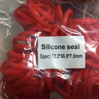 China Durable Oil Resistance 52.2*56.9*7.5 mm Silicone FKM Gasket for sale