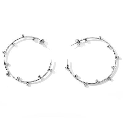 China Factory Price Environmentally Friendly High Quality Stainless Steel Hoop Earring For Women for sale