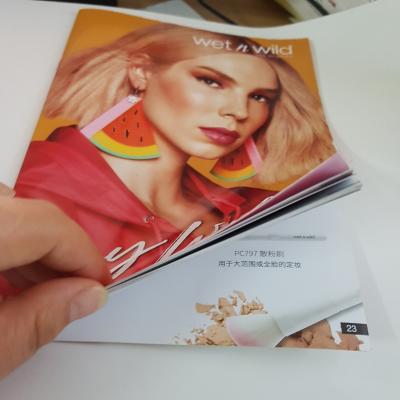 China Engraving 2018 newest custom full color fashion magazines/embossed printing /booklet /pamphlet /catalog/brochure book, printing magazine for sale