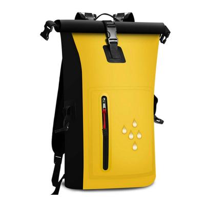 China Waterproof PVC Waterproof Double Shoulder Bag Backpack Waterproof Bag for sale