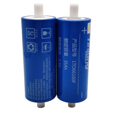 China Long cycle life lithium titanate 35 lithium battery 30ah Yinlong 66160 Lto cell lto 40ah battery oh for sale