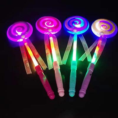 China Outdoor Party Supply Kids Adults Light Up LED Lollipop Fairy Magic Wand Stick for Parties and Concert Occasions for sale