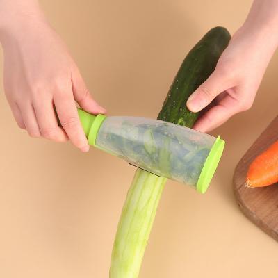 China Restaurant.Home.Kitchen Wholesale Fruits And Vegetables Peeler With Drum Household Use Storage Multifunction Peeler Stainless Steel Storage Parer for sale