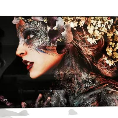 China Modern Large Size OEM Tempered Glass Wall Art for sale