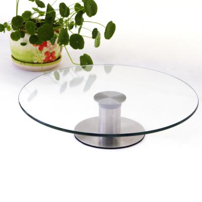 China D30cm viable turntable lazy susan clear tempered glass for sale