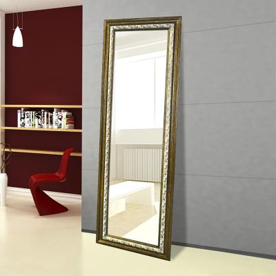 China Samll Quantity Acceptable Wholesale Free Standing Floor Full Length Dressing Mirror for sale