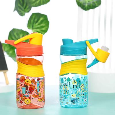 China Sustainable HY3 Kids Printing Private Label Plastic Shaker Bottles for sale