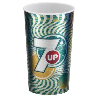 China Sustainable GJ-127, Taizhou, Jinjie, IML Aluminum Foil Embossed Plastic Cup for sale