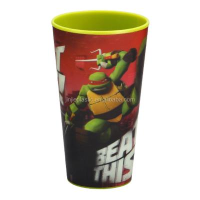 China China factory wholesale 570ml 19oz BPA IML pp free reusable kids plastic cup for sale for sale