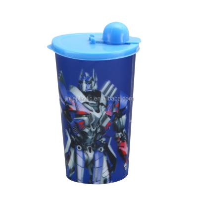 China Promotional 620ml 22oz 3D Theater Viable Lenticular Film Plastic Mug for sale