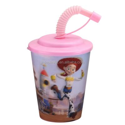 China GJ-118-1 Sustainable, Taizhou, Jinjie, 2021 Best Selling Reusable Plastic Tumblers PP Coffee Plastic Cup With Lid for sale