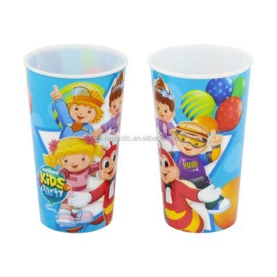 China 200ml pp kids plastic cup single wall cups personalized plastic yogurt drinks for sale