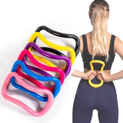 China Home Exercise Calf Massage PP Resistance Support Tool Yoga Ring Pilates Ring Yoga Circles Eco-Friendly Sports Fitness for sale