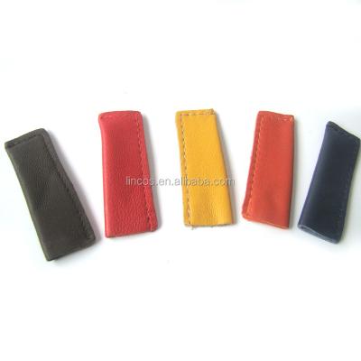 China Real Leather Colored Leather Billiard Cue Tip Protector for sale