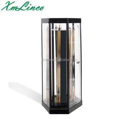 China Xmlinco Durable Custom Wholesale Billiard Cue Display Case for sale