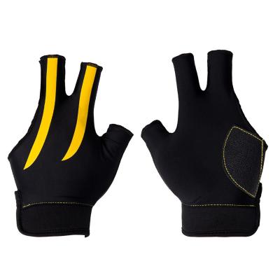 China High Quality Cloth Snooker Pool Cue 3cutting Finger Gloves for sale