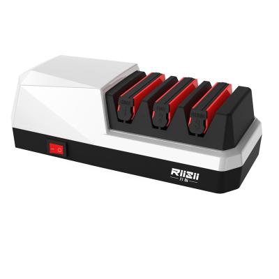 China RiiSii Diamond Electric 3 Stage Viable Knife Sharpener for sale