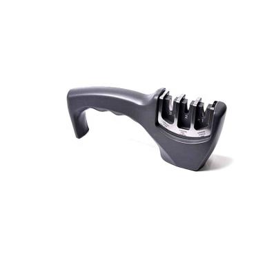 China Sustainable Household Manual 3 Stage Knife Sharpener Household Tool With Tungsten Blade for sale