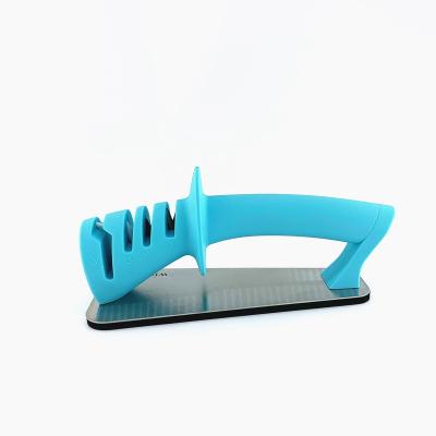 China Viable Knife Sharpener Reshine 4-Stage Kitchen Knife And Scissors Sharpeners For Replenishing Knives for sale