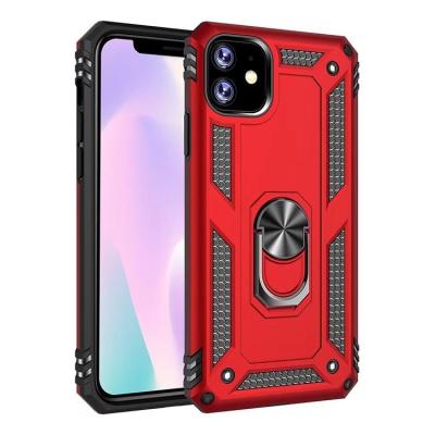 China Shockproof For iPhone 14 13 12 Shockproof iPhone 11 Mini XS XR 7 8 6S Max Armor Case For Plus Plus Car Ring Phone Cover Stand Holder for sale